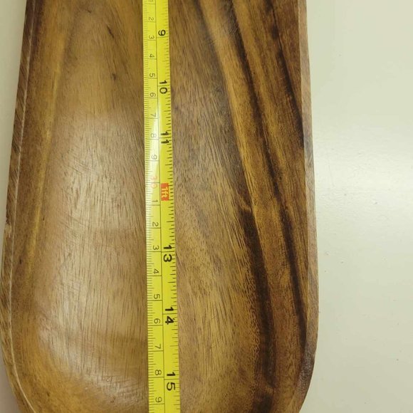 Mango Wood Tray with Spice Bowls & Wood Spoons Set - Picture 5 of 6